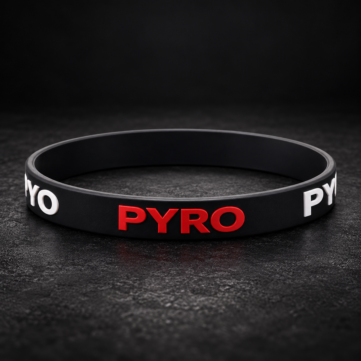 Pyro Armband – Rot & Weiß (Polen Edition) | LARGE 210mm |