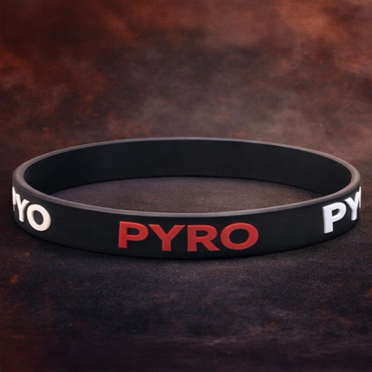 🔥 Pyro Armband – Rot & Weiß (Polen Edition) | LARGE 210mm |
