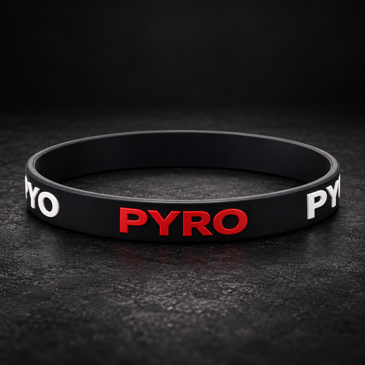 Pyro Armband – Rot & Weiß (Polen Edition) | LARGE 210mm |