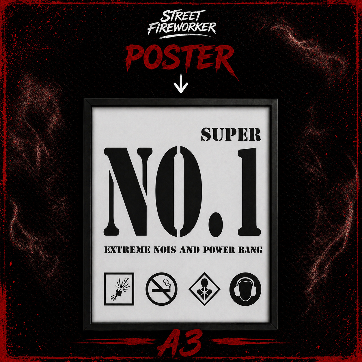 „Super No.1“ A3 Poster 💥🔥
