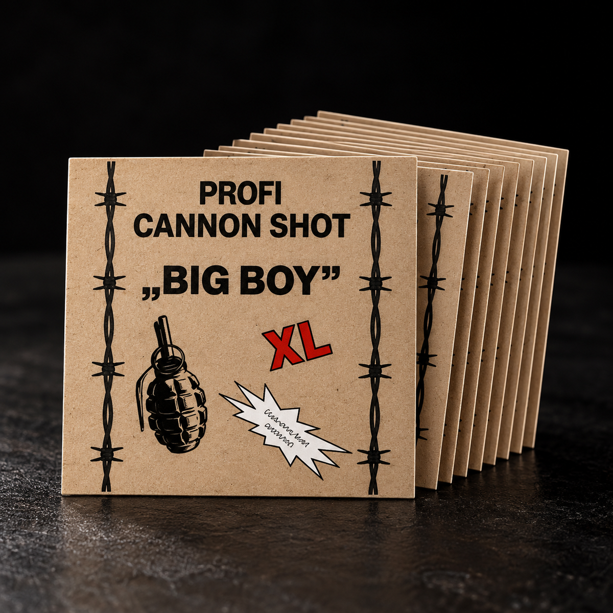 Profi Cannon Shot „BIG BOY“ XL – PyroSticker Bundle