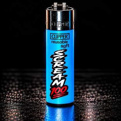 Scream 100 Clipper Feuerzeug – Pyro Edition | 4 Farben