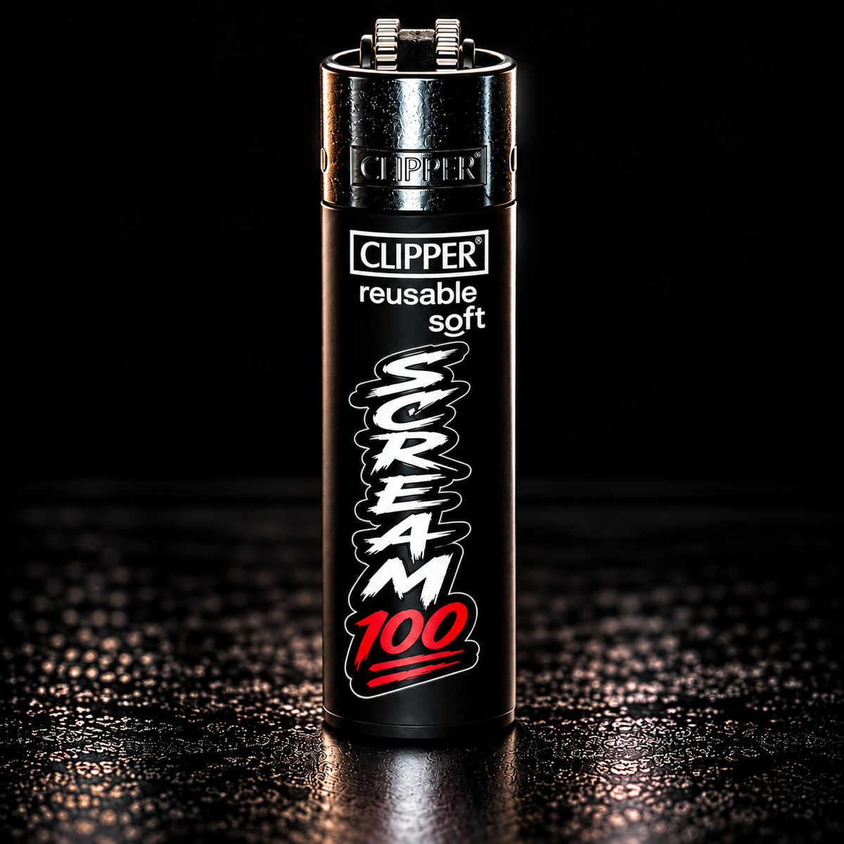 Scream 100 Clipper Feuerzeug – Pyro Edition | 4 Farben