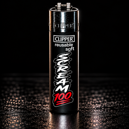Scream 100 Clipper Feuerzeug – Pyro Edition | 4 Farben
