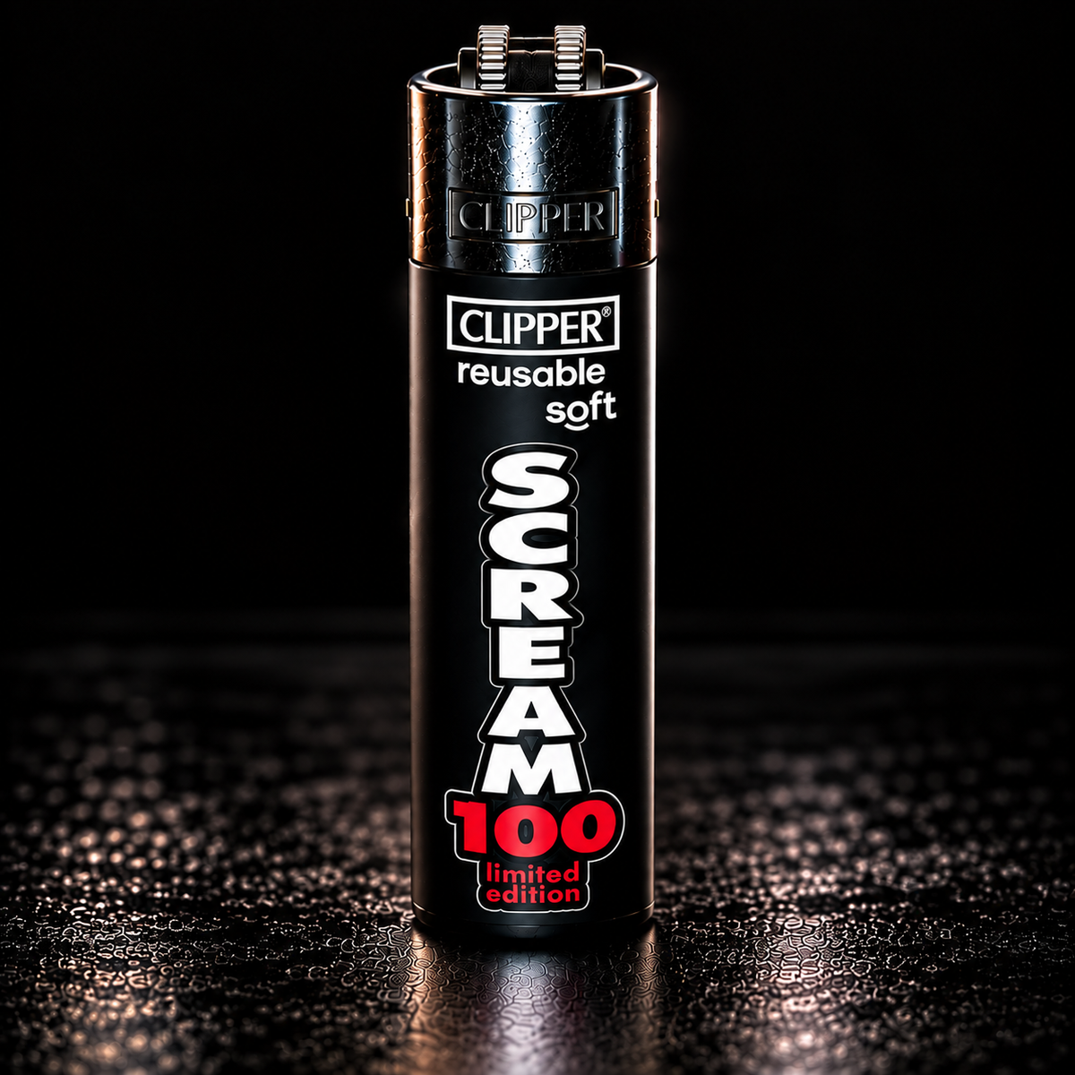 Scream 100 Clipper Feuerzeug – Limited Edition | 4 Farben