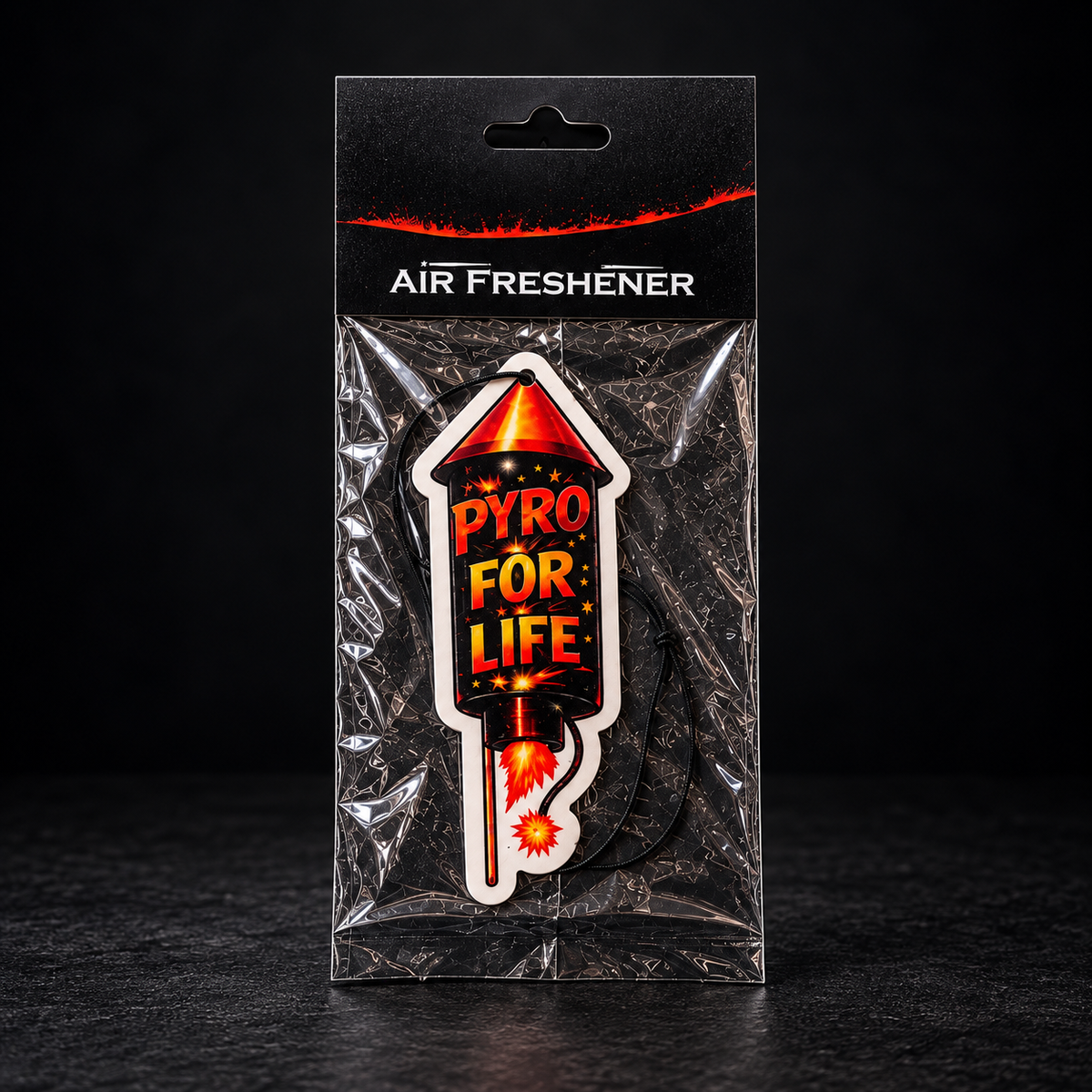 PYRO FOR LIFE Auto Duftbaum | Black Ice, Cherry, Orange & New Car