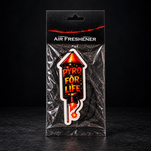 PYRO FOR LIFE Auto Duftbaum | Black Ice, Cherry, Orange & New Car
