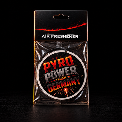 PYRO POWER FROM GERMANY Auto Duftbaum | Black Ice, Cherry, Orange & New Car