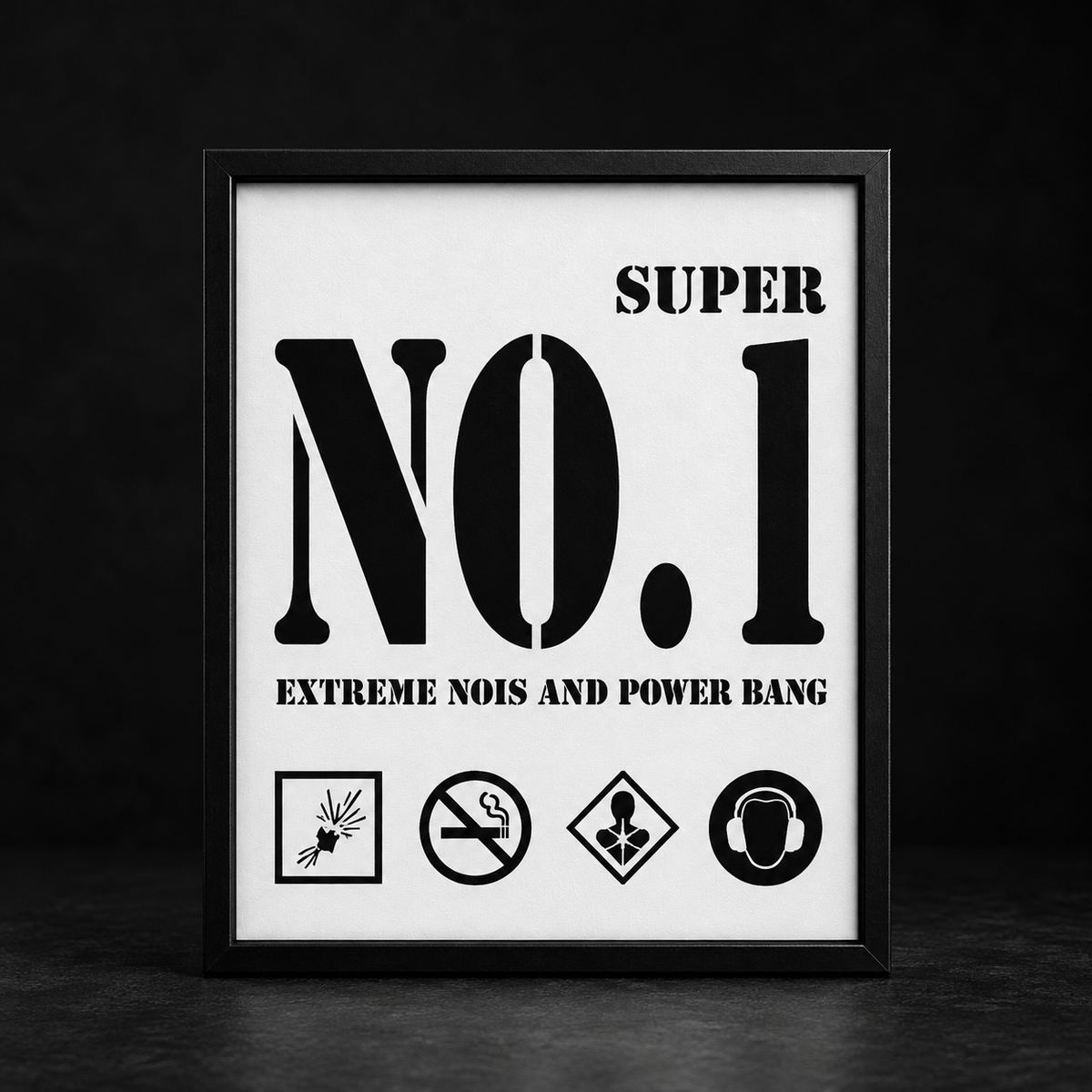 „Super No.1“ A3 Poster