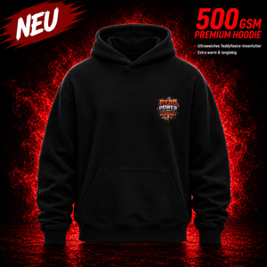 🔥 PYRO POWER FROM GERMANY™ Premium Heavyweight Hoodie | 500 GSM Teddyfleece