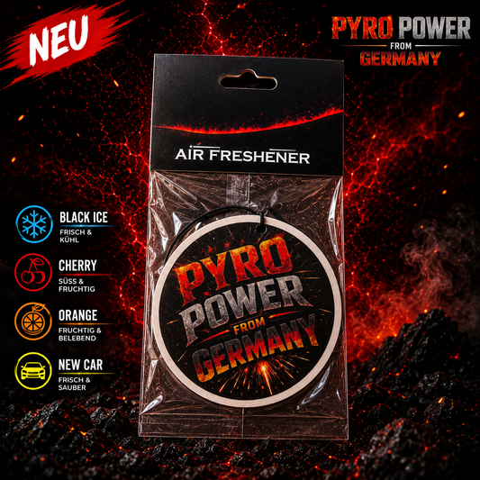 PYRO POWER FROM GERMANY Auto Duftbaum | Black Ice, Cherry, Orange & New Car 🔥🚗