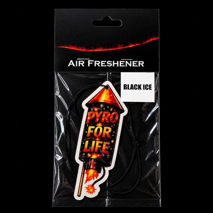 PYRO FOR LIFE Auto Duftbaum | Black Ice, Cherry, Orange & New Car