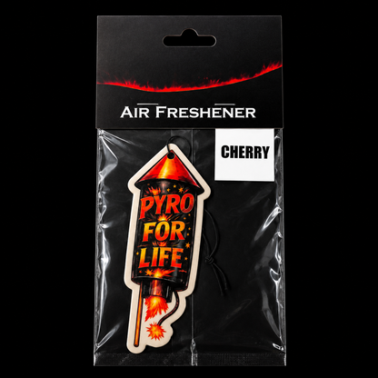 PYRO FOR LIFE Auto Duftbaum | Black Ice, Cherry, Orange & New Car