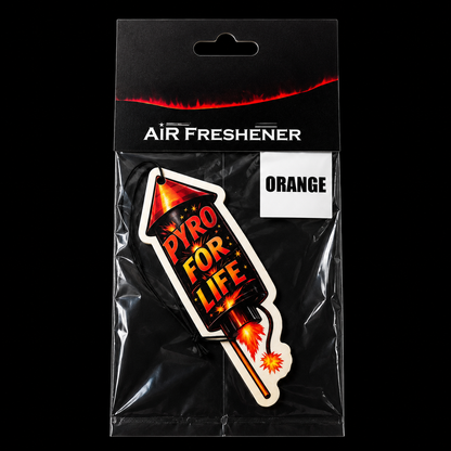 PYRO FOR LIFE Auto Duftbaum | Black Ice, Cherry, Orange & New Car