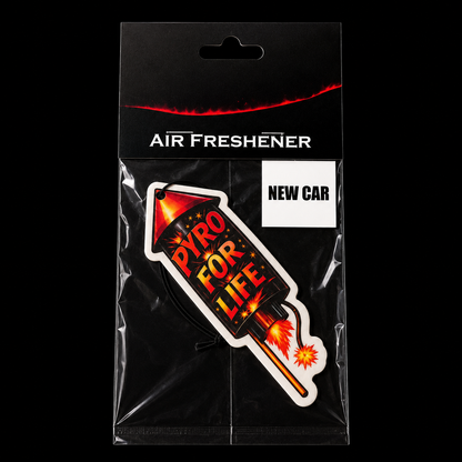 PYRO FOR LIFE Auto Duftbaum | Black Ice, Cherry, Orange & New Car