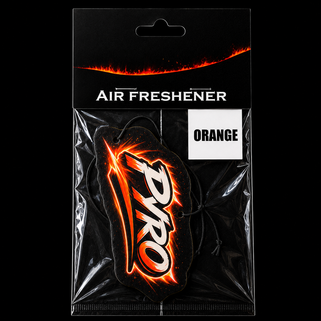 PYRO Logo Auto Duftbaum | Black Ice, Cherry, Orange & New Car