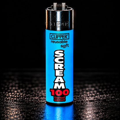 Scream 100 Clipper Feuerzeug – Limited Edition | 4 Farben