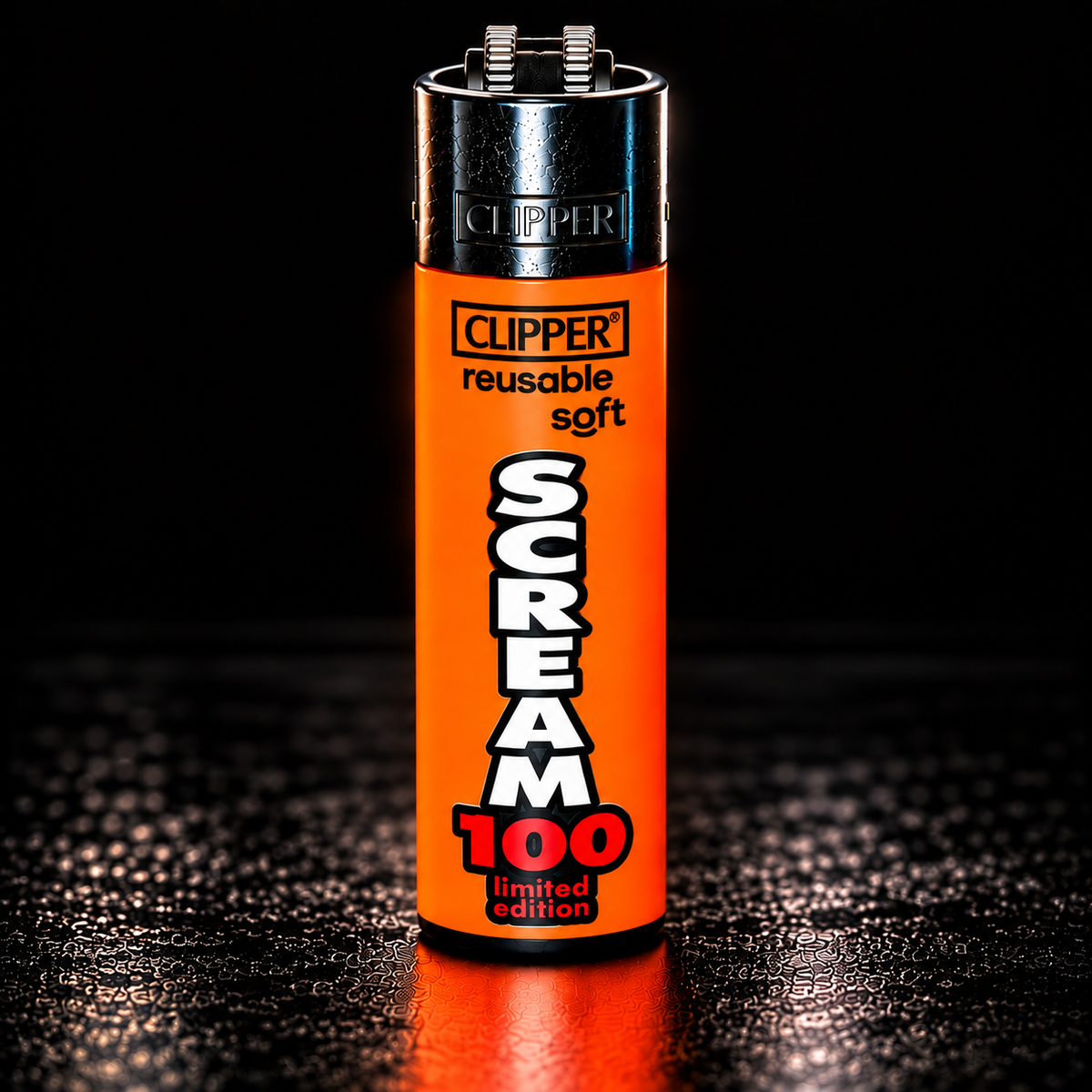 Scream 100 Clipper Feuerzeug – Limited Edition | 4 Farben