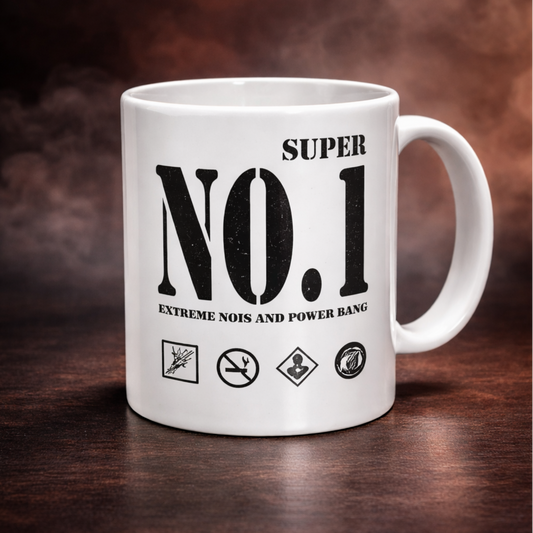 Premium Design Tasse – „SUPER NO.1“