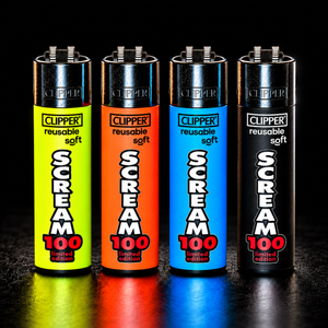 Scream 100 Clipper Feuerzeug – Limited Edition | 4 Farben